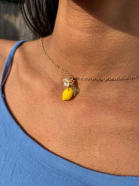Lemon Charm Necklace