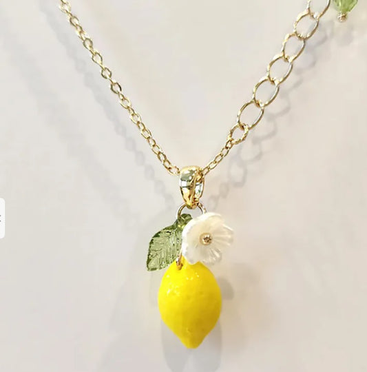 Lemon Charm Necklace
